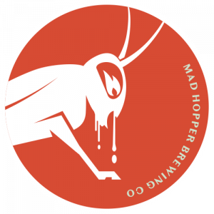 Hop Shaman beer tap label Mad Hopper Brewing Co.